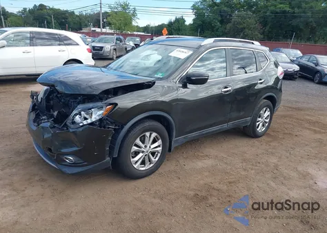 2014 Nissan Rogue Sv from USA, damaged, VIN 5N1AT2MK4EC812793
